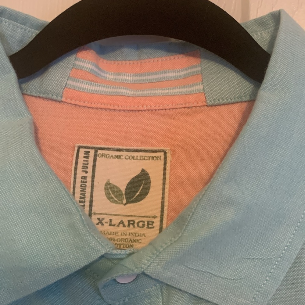 Alexander Julian Colours 100% Organic Cotton Shirt Size XL #275 - Picture 3 of 10